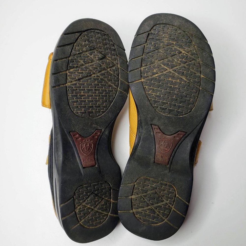 Ariat Distressed Leather Two Strap Slide On Sandals 6B - Picture 9 of 11